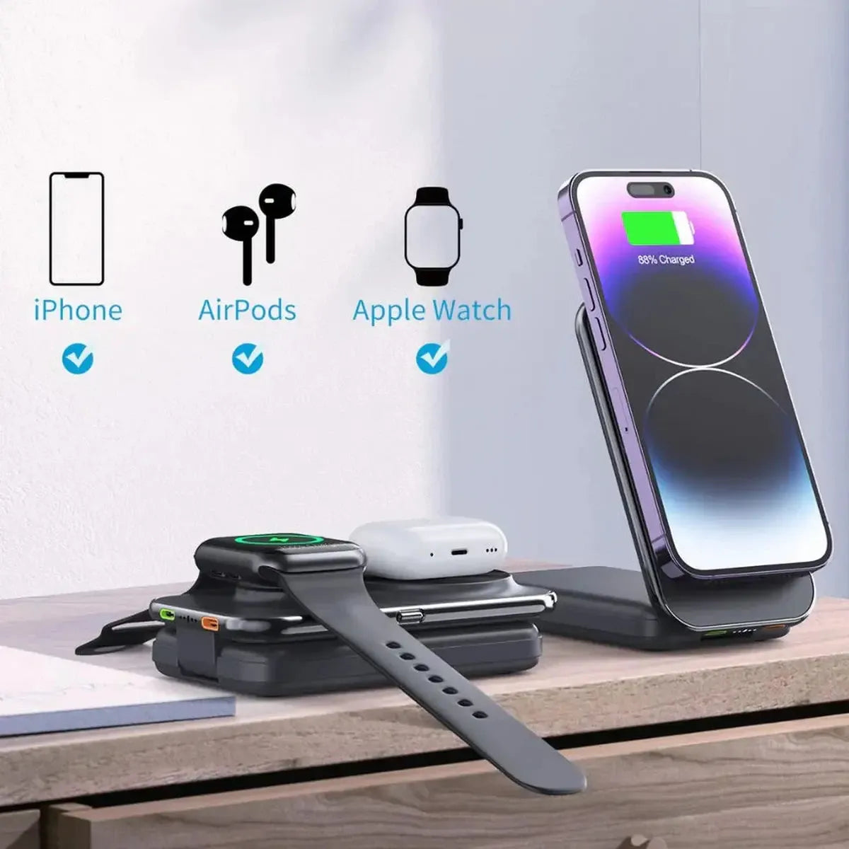 3-IN-1 POWER BANK WITH CHARGING CABLES