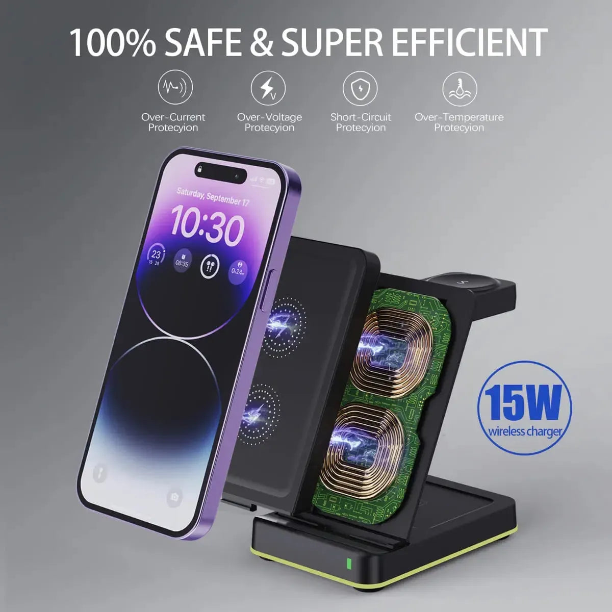 3-IN-1 WIRELESS CHARGER