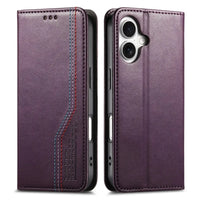 Buy Leather Flip Wallet Case for iPhone 17, Business Standard All-Round Protection, Mobile Phone Case with Stand Function and Magnetic Closure- ABEL at Caseles-iPhone 17 Pro Max, Black