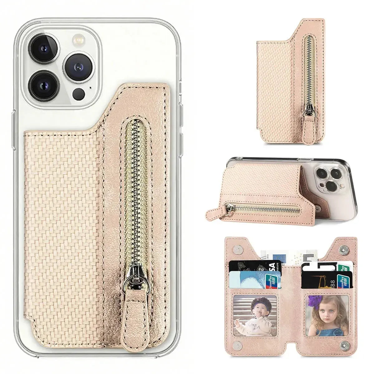 ADHESIVE PHONE WALLET CARD HOLDER