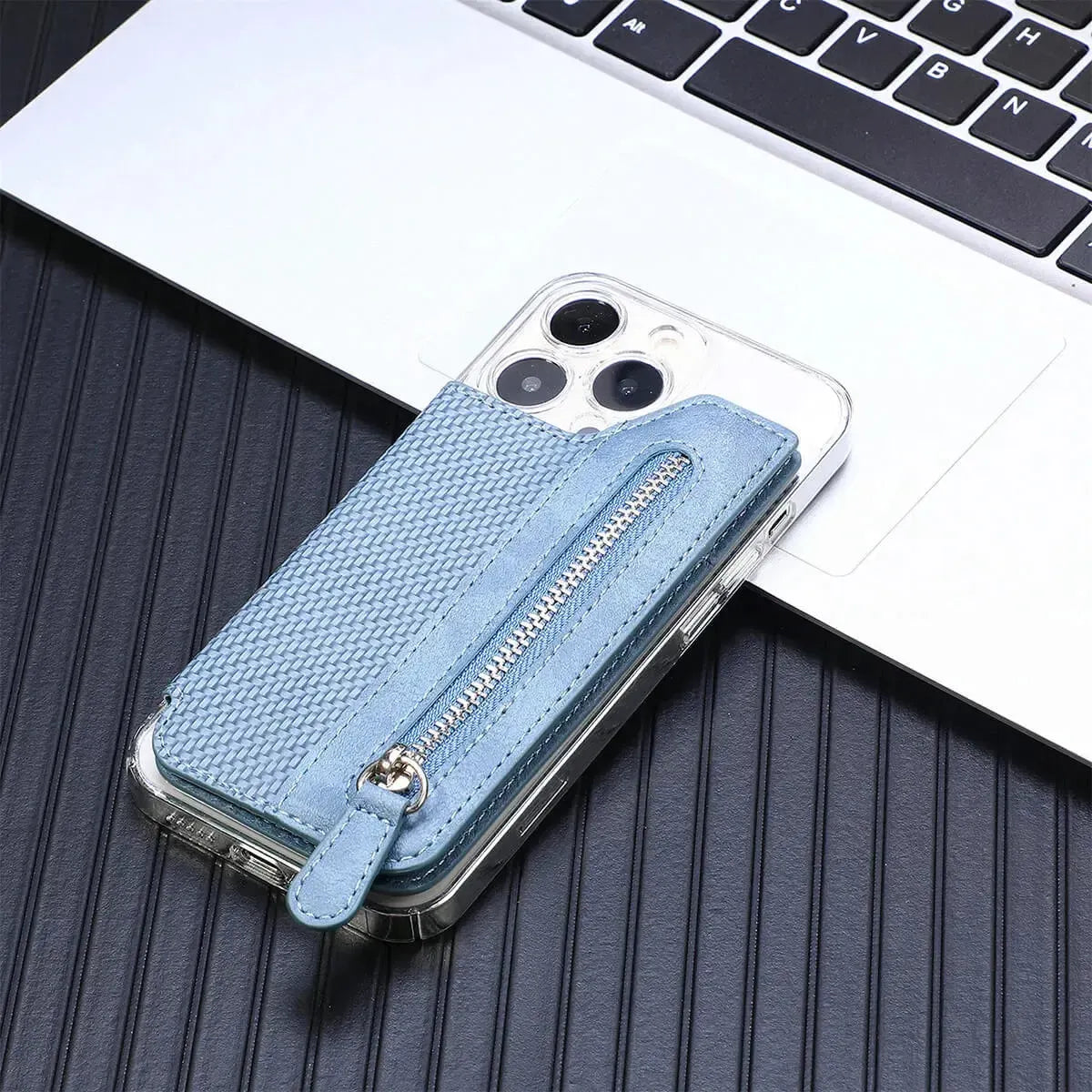 ADHESIVE PHONE WALLET CARD HOLDER