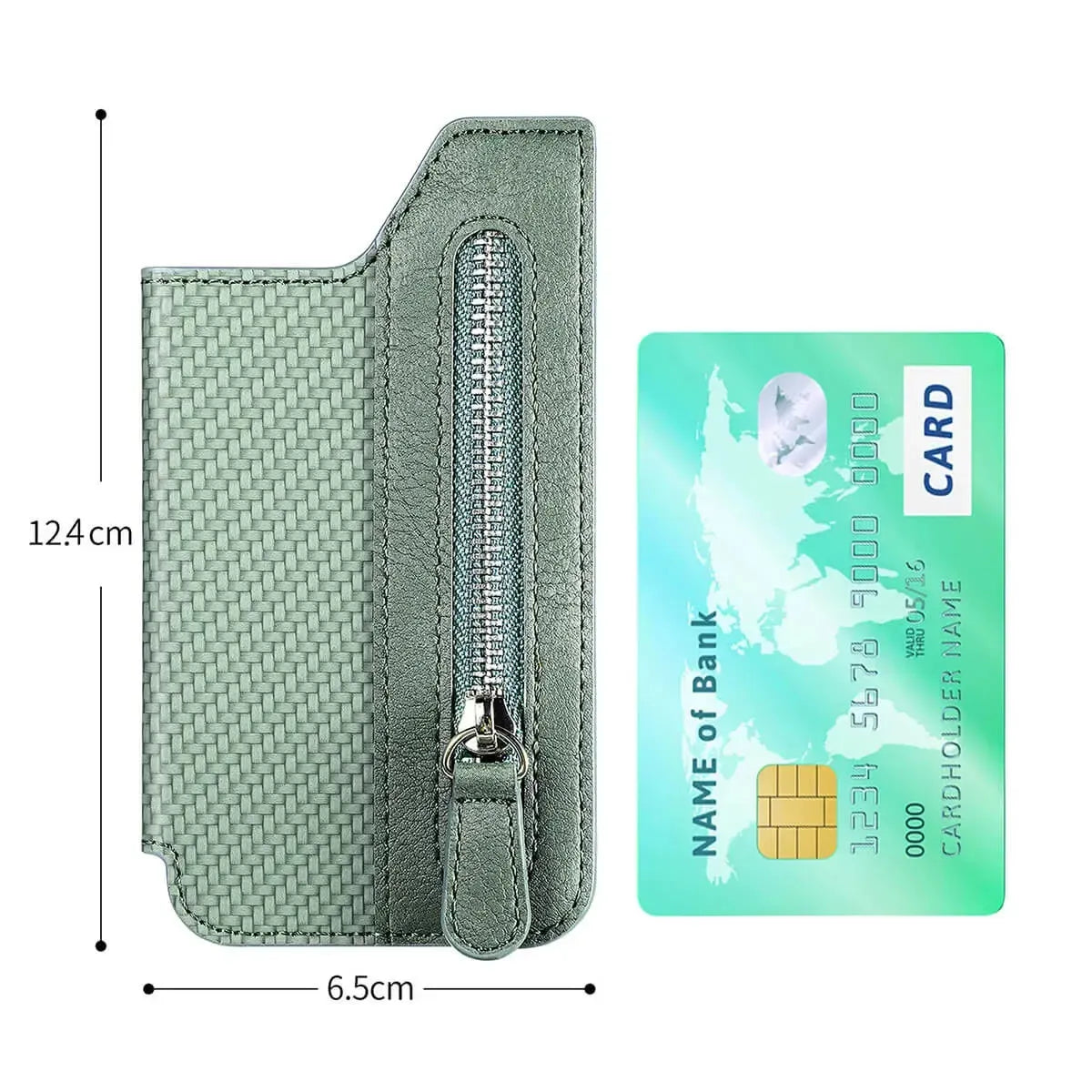ADHESIVE PHONE WALLET CARD HOLDER