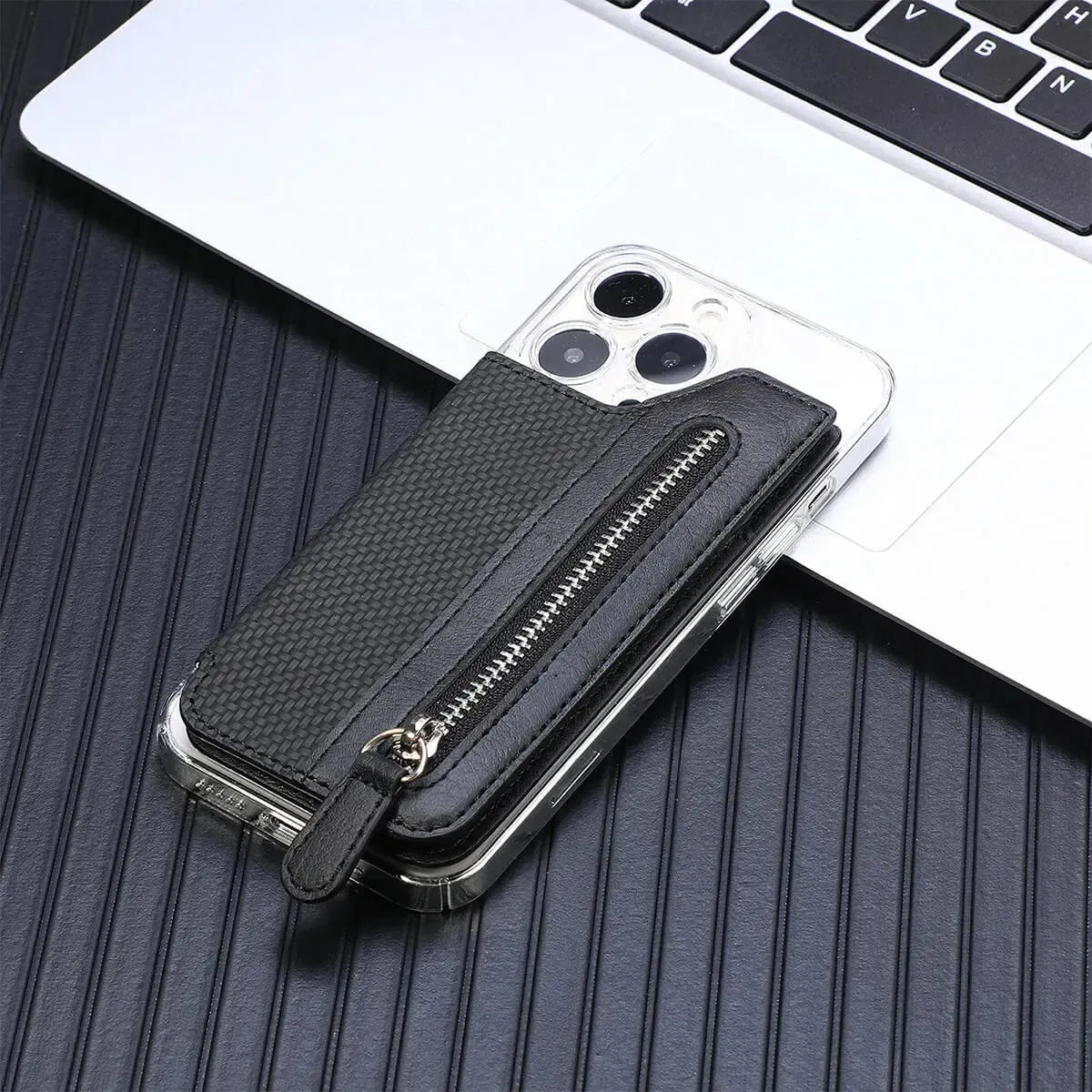 ADHESIVE PHONE WALLET CARD HOLDER