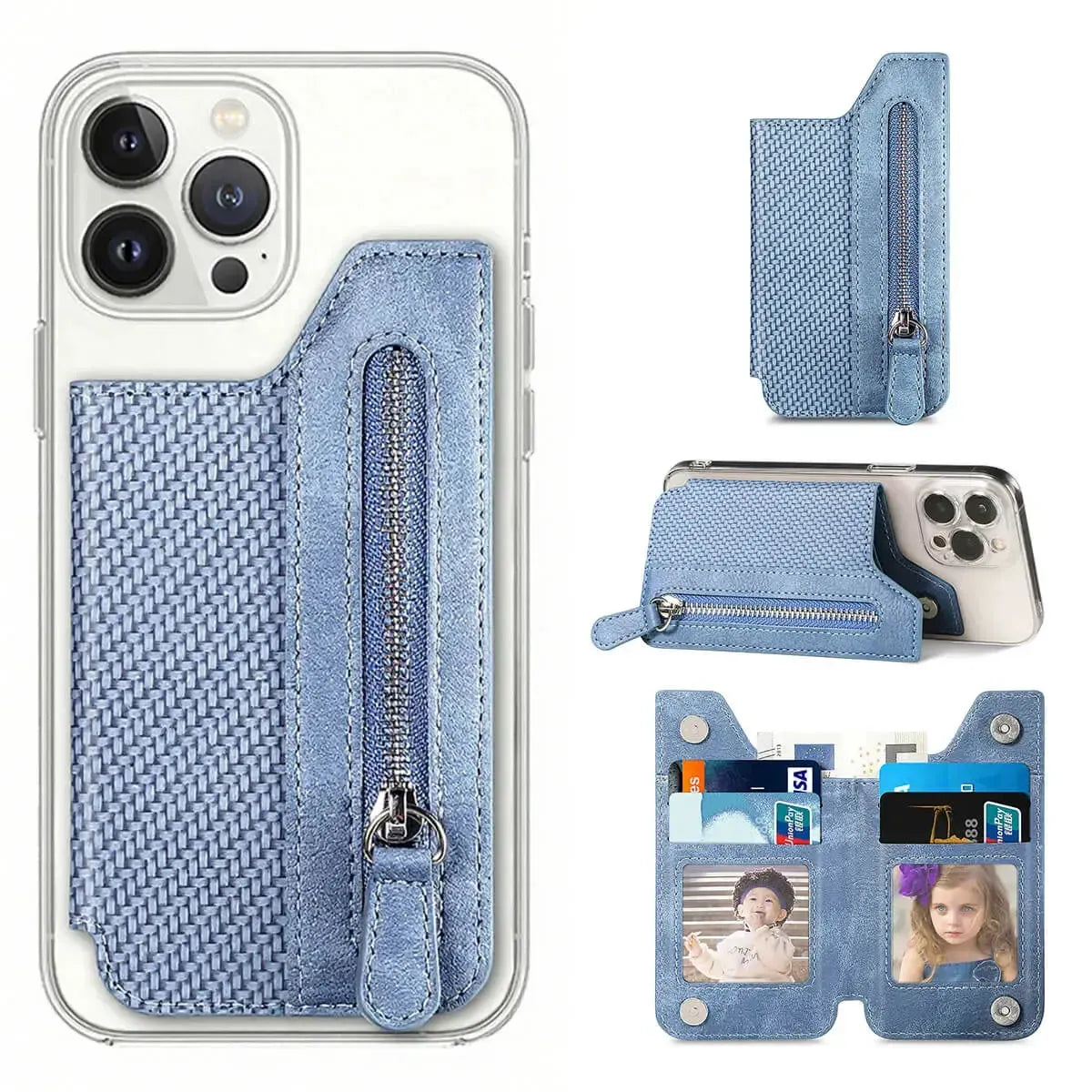 ADHESIVE PHONE WALLET CARD HOLDER