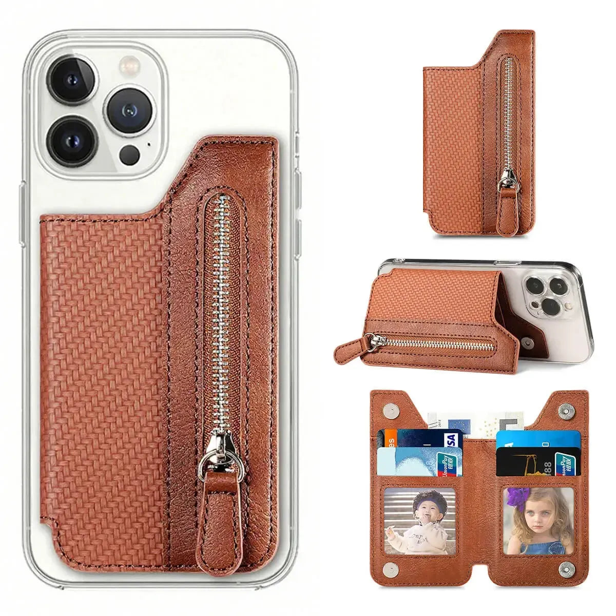 ADHESIVE PHONE WALLET CARD HOLDER