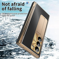Buy Military-Grade Aluminum Alloy Case with Integrated S Pen & Holder, Hinge Protection & Kickstan - AERO at Caseles-Samsung Galaxy Z Fold 8 Ultra, DarkGold