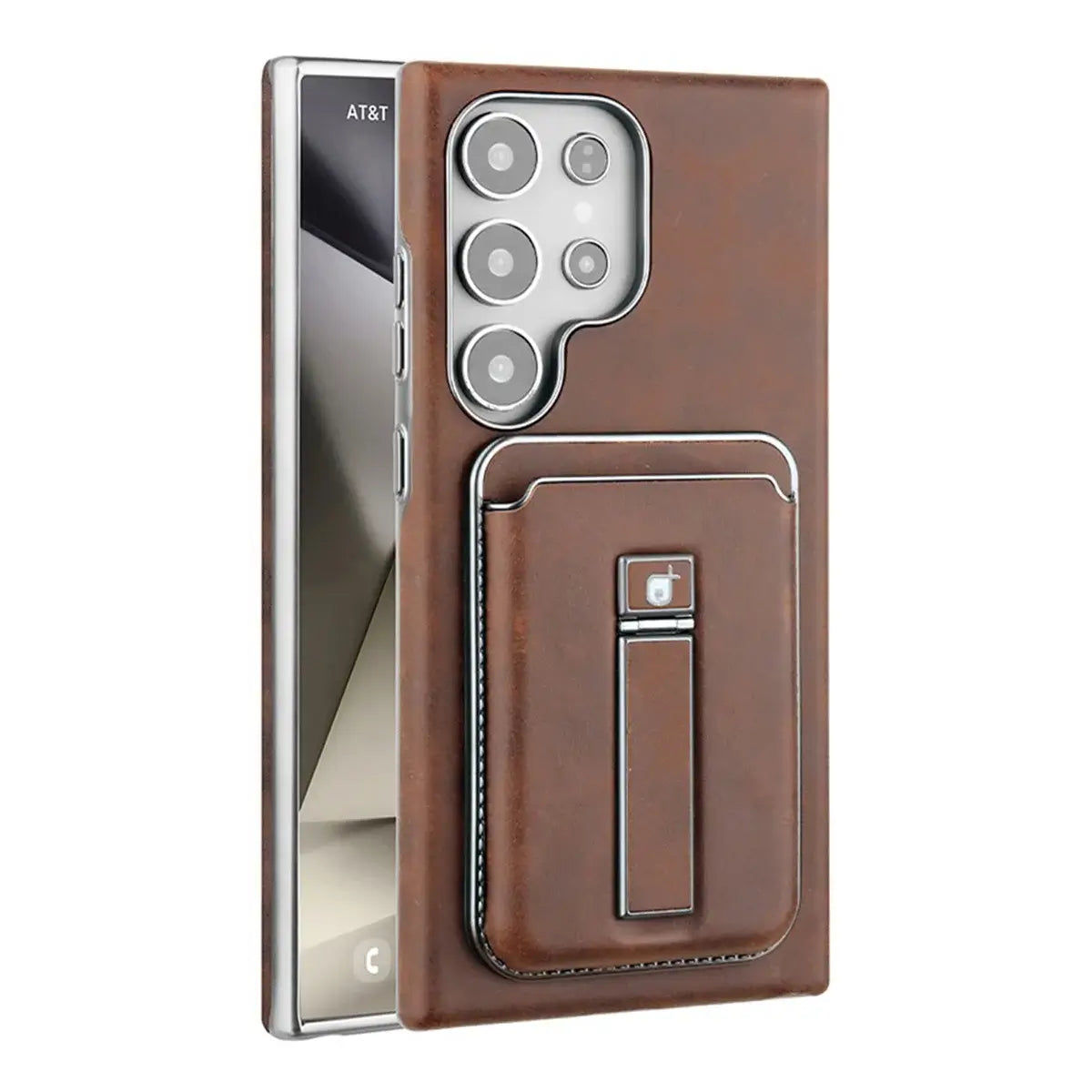Buy Vintage WalletSlot MagCase for Samsung Galaxy: Detachable Magnetic Wallet & Adjustable Kickstand - Alden at Caseles-Samsung Galaxy S26 Ultra, Brown