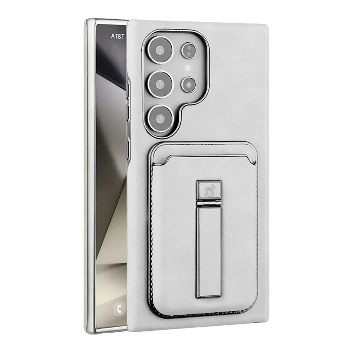 Buy Vintage WalletSlot MagCase for Samsung Galaxy: Detachable Magnetic Wallet & Adjustable Kickstand - Alden at Caseles-Samsung Galaxy S26 Ultra, Gray