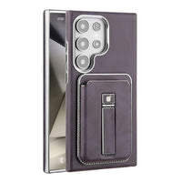 Buy Vintage WalletSlot MagCase for Samsung Galaxy: Detachable Magnetic Wallet & Adjustable Kickstand - Alden at Caseles-Samsung Galaxy S26 Ultra, Purple