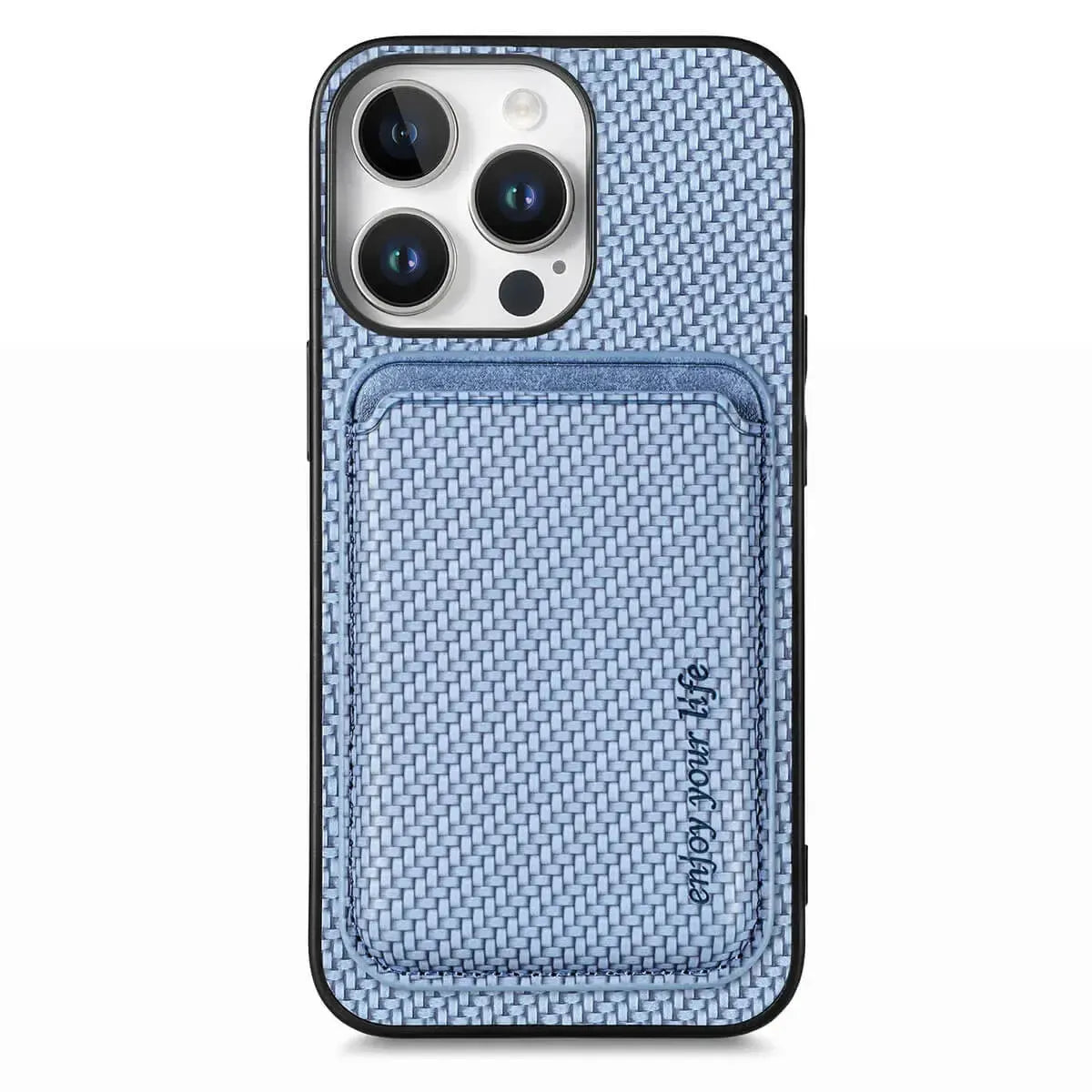 Buy Luxury Leather iPhone Wallet Case with Magnetic Closure & Card Slot - Ashton at Caseles-iPhone 16 Pro Max, Blue