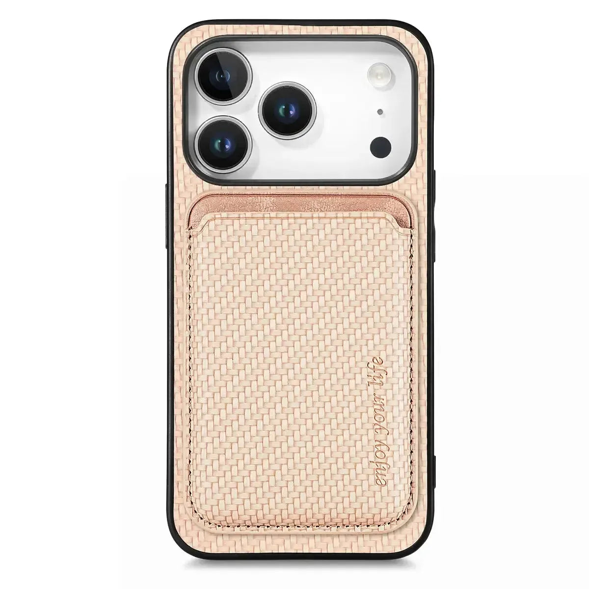 Buy Luxury Leather iPhone Wallet Case with Magnetic Closure & Card Slot - Ashton at Caseles-iPhone 17 Pro Max, Beige
