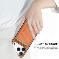 Buy Luxury Leather iPhone Wallet Case with Magnetic Closure & Card Slot - Ashton at Caseles-iPhone 17 Pro Max, Black