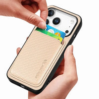 Buy Luxury Leather iPhone Wallet Case with Magnetic Closure & Card Slot - Ashton at Caseles-iPhone 17 Pro Max, Black