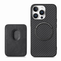 Buy Luxury Leather iPhone Wallet Case with Magnetic Closure & Card Slot - Ashton at Caseles-iPhone 16 Pro Max, Black