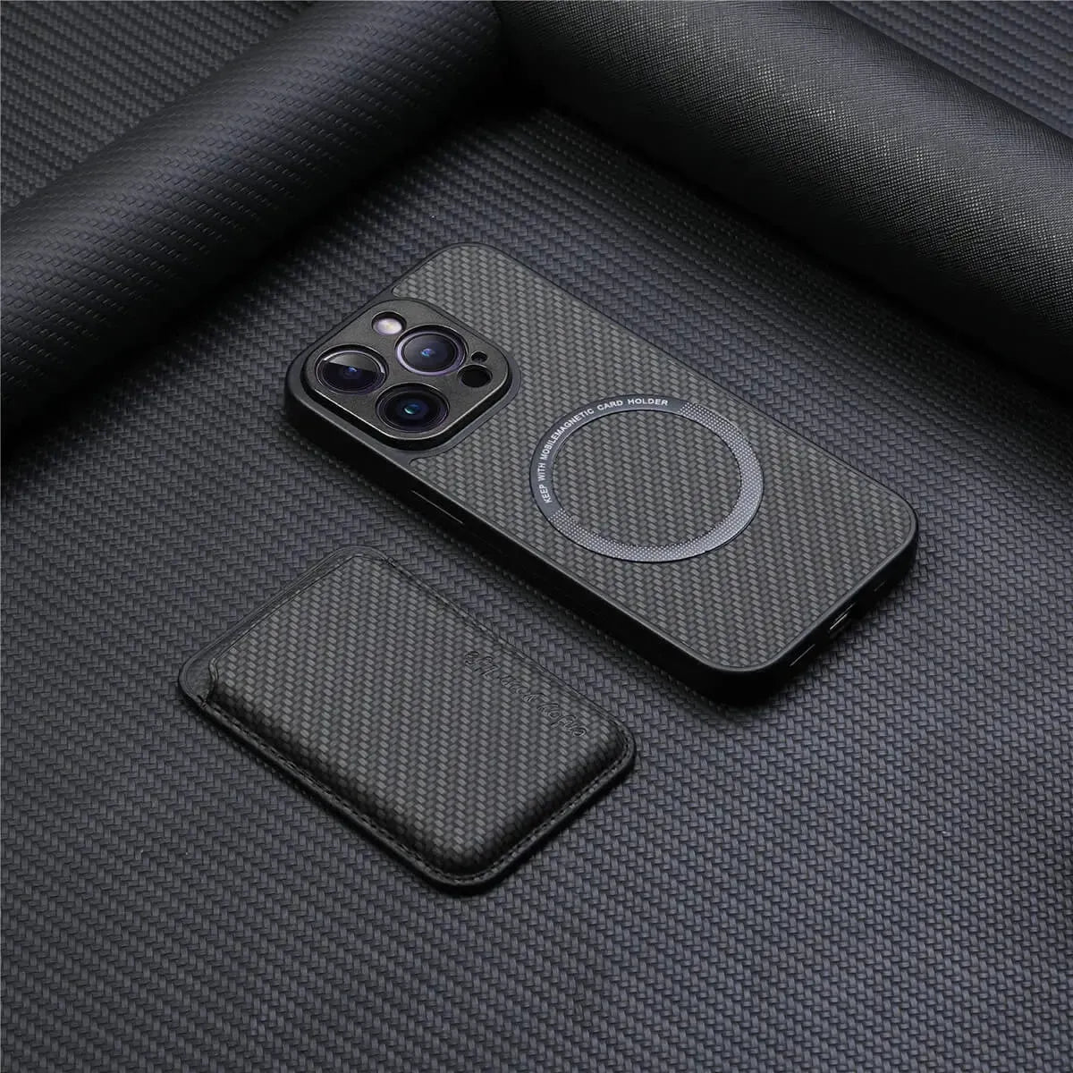 Buy Luxury Leather iPhone Wallet Case with Magnetic Closure & Card Slot - Ashton at Caseles-iPhone 16 Pro Max, Black