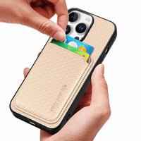 Buy Luxury Leather iPhone Wallet Case with Magnetic Closure & Card Slot - Ashton at Caseles-iPhone 16 Pro Max, Black