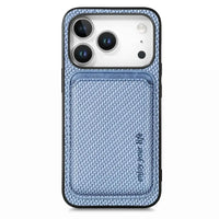 Buy Luxury Leather iPhone Wallet Case with Magnetic Closure & Card Slot - Ashton at Caseles-iPhone 17 Pro Max, Blue