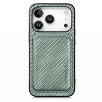 Buy Luxury Leather iPhone Wallet Case with Magnetic Closure & Card Slot - Ashton at Caseles-iPhone 17 Pro Max, Green