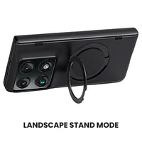 Buy Full-Body Matte Armor for Moto Razr Fold: 360° Rotating Stand, Hinge Shield & MagSafe - AXIS at Caseles-Motorola Razr Fold, HD Clear-Black