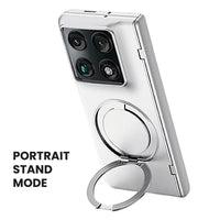 Buy Full-Body Matte Armor for Moto Razr Fold: 360° Rotating Stand, Hinge Shield & MagSafe - AXIS at Caseles-Motorola Razr Fold, HD Clear-Black