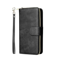 Buy Classic Wallet Phone Case, 9 Card Slots, Premium Leather, Credit Card Holder, Shockproof Case , BALDER at Caseles-iPhone 17 Pro Max, Balder-Black