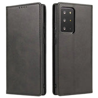 Buy Magnetic Folio Wallet Phone Case, Premium Leather, Credit Card Holder, Magnetic Closure, Flip Kickstand Shockproof Case,Barnett at Caseles-Samsung Galaxy S25 Ultra, Barnett-Coffee