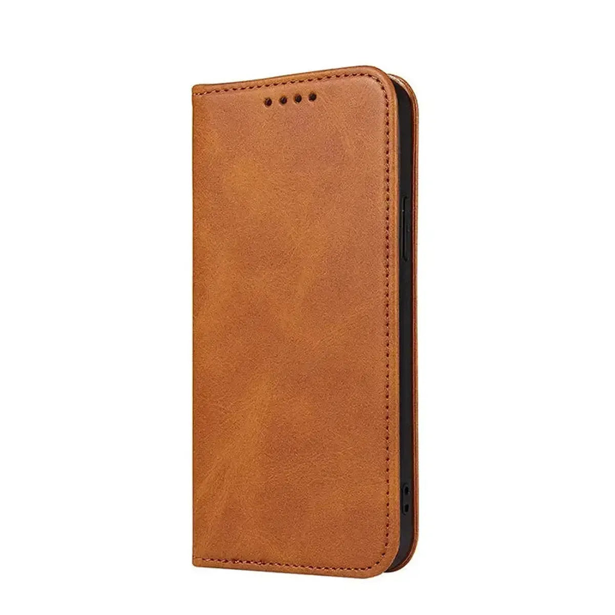 Buy Magnetic Folio Wallet Phone Case, Premium Leather, Credit Card Holder, Magnetic Closure, Flip Kickstand Shockproof Case,Barnett at Caseles-Samsung Galaxy S25 Ultra, Barnett-Coffee