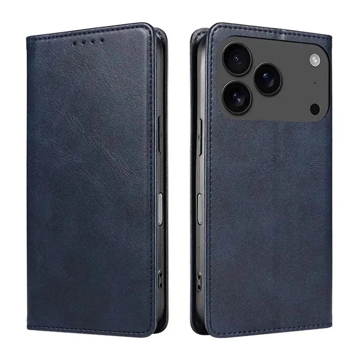 Buy Magnetic Folio Wallet Phone Case, Premium Leather, Credit Card Holder, Magnetic Closure, Flip Kickstand Shockproof Case, Barnaby at Caseles-iPhone 17 Pro Max, Barnaby-Brown