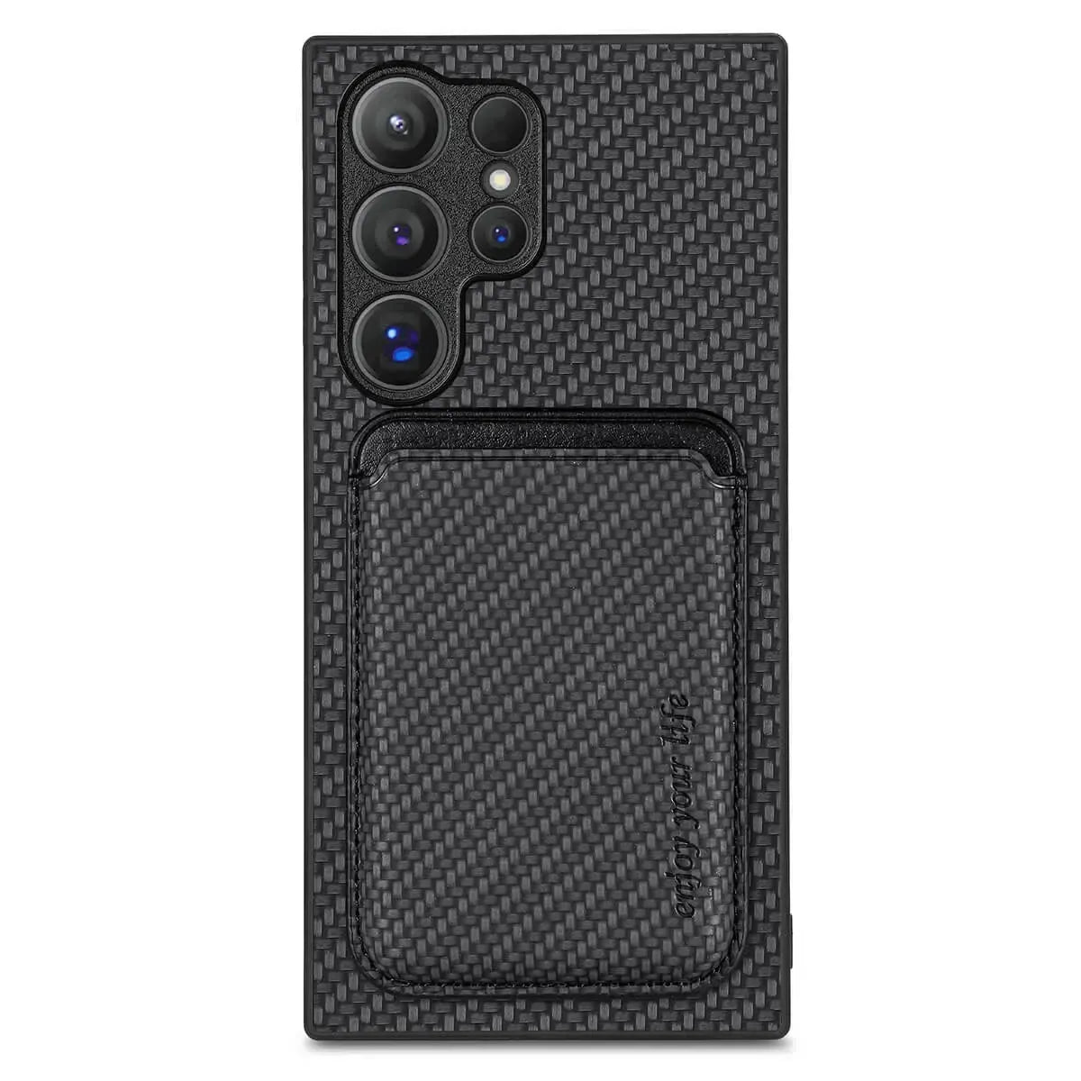 Buy Luxury Leather Galaxy Wallet Case with Magnetic Closure & Card Slot - Jaxson at Caseles-Samsung Galaxy A56 5G, Black