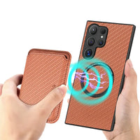 Buy Luxury Leather Galaxy Wallet Case with Magnetic Closure & Card Slot - Jaxson at Caseles-Samsung Galaxy A56 5G, Blue