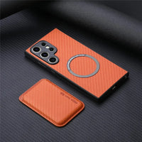 Buy Luxury Leather Galaxy Wallet Case with Magnetic Closure & Card Slot - Jaxson at Caseles-Samsung Galaxy A56 5G, Blue