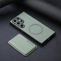 Buy Luxury Leather Galaxy Wallet Case with Magnetic Closure & Card Slot - Jaxson at Caseles-Samsung Galaxy A56 5G, Blue