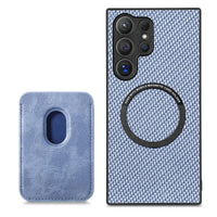 Buy Luxury Leather Galaxy Wallet Case with Magnetic Closure & Card Slot - Jaxson at Caseles-Samsung Galaxy A56 5G, Blue