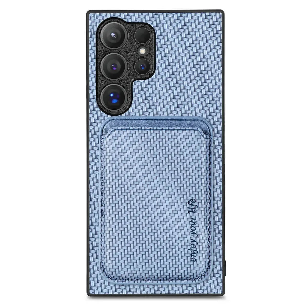 Buy Luxury Leather Galaxy Wallet Case with Magnetic Closure & Card Slot - Jaxson at Caseles-Samsung Galaxy A56 5G, Blue
