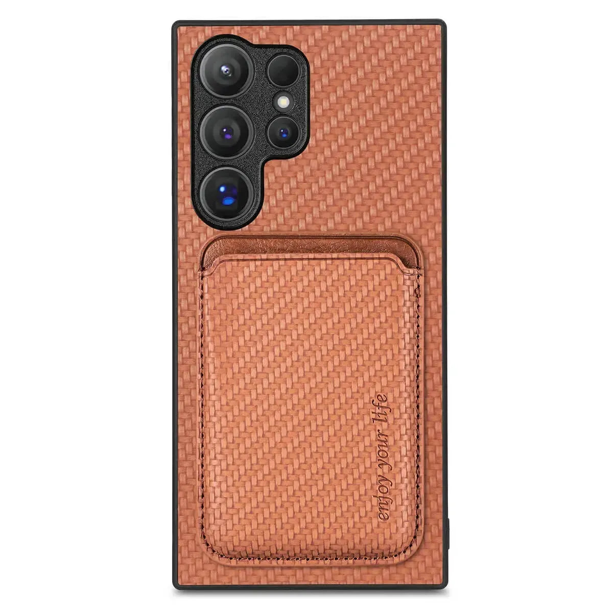 Buy Luxury Leather Galaxy Wallet Case with Magnetic Closure & Card Slot - Jaxson at Caseles-Samsung Galaxy A56 5G, Bronze