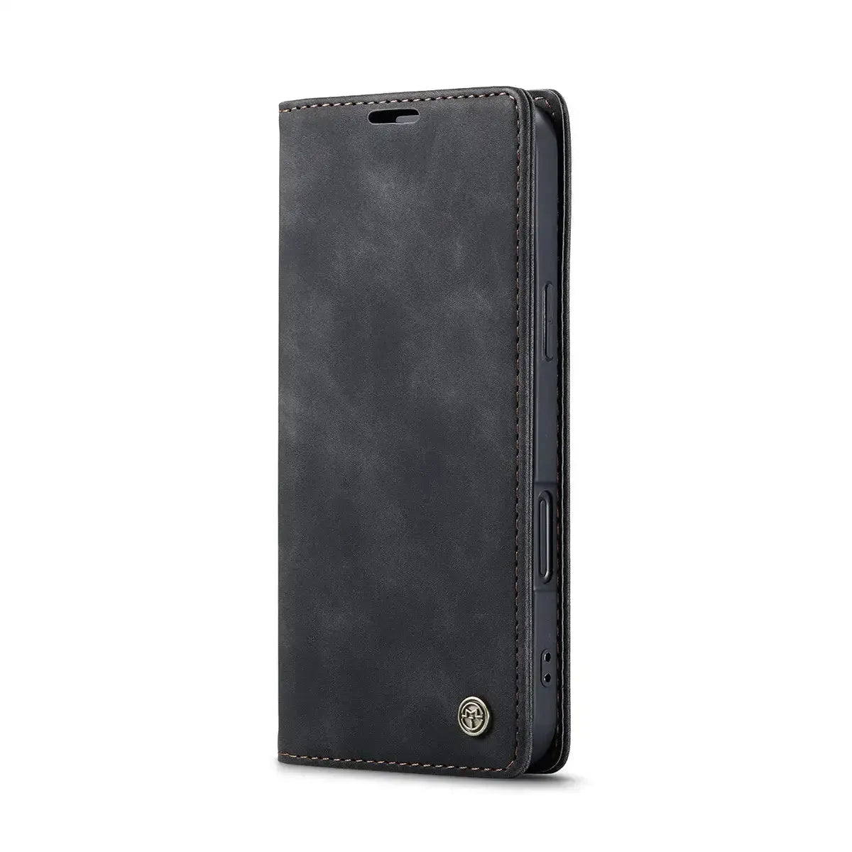 Buy Magnetic Flip Leather Card Wallet Case for iPhone, Kickstand & Drop Protection, BROOKS at Caseles-iPhone 17 Pro Max, BJM-Coffee