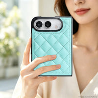 Buy Chic Quilted PU Leather Case with Layered Protection, PC Frame, 2mm Raised Camera Edge & 1.2mm Raised Screen Bezel for iPhone Duo - CALLA at Caseles-iPhone Duo, Black