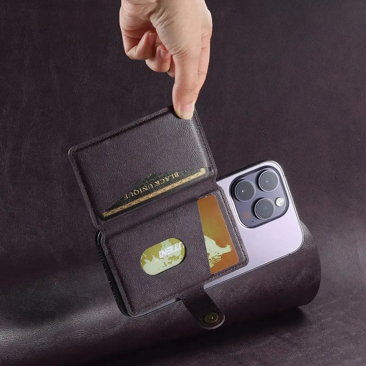 CLASSIC MAGNETIC CARD HOLDER WALLET