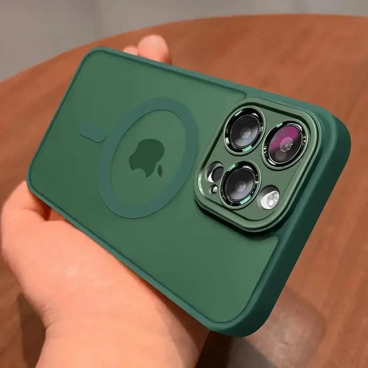 Buy MagSafe Matte Surface Ultra Protective iPhone Case - MagSafe Case - iPhone at Caseles-iPhone 17 Pro Max, Green