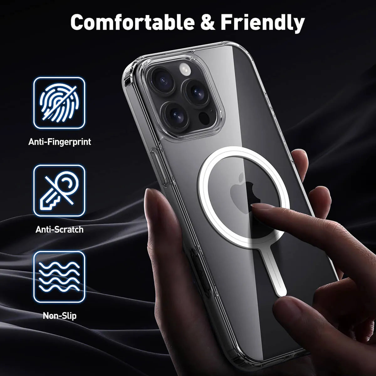 CLEAR MAGSAFE CASE FOR IPHONE