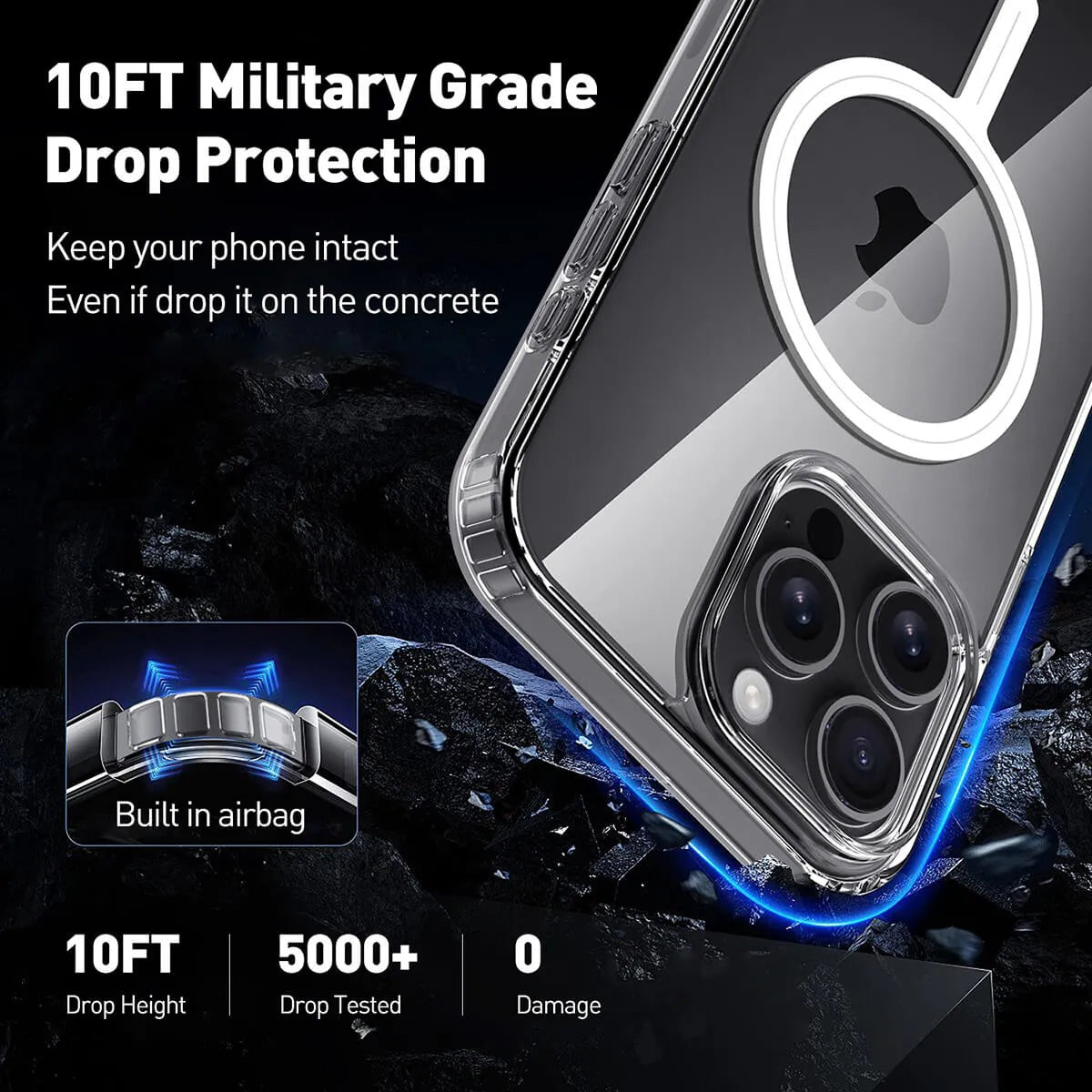 CLEAR MAGSAFE CASE FOR IPHONE