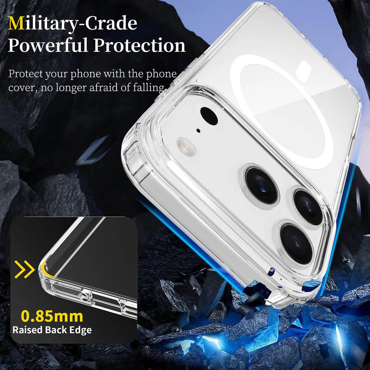 CLEAR MAGSAFE CASE FOR IPHONE
