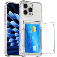 CLEAR MAGSAFE CASE FOR IPHONE WITH CARD HOLDER