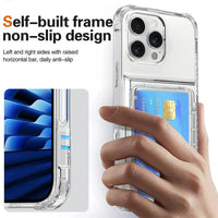 CLEAR MAGSAFE CASE FOR IPHONE WITH CARD HOLDER