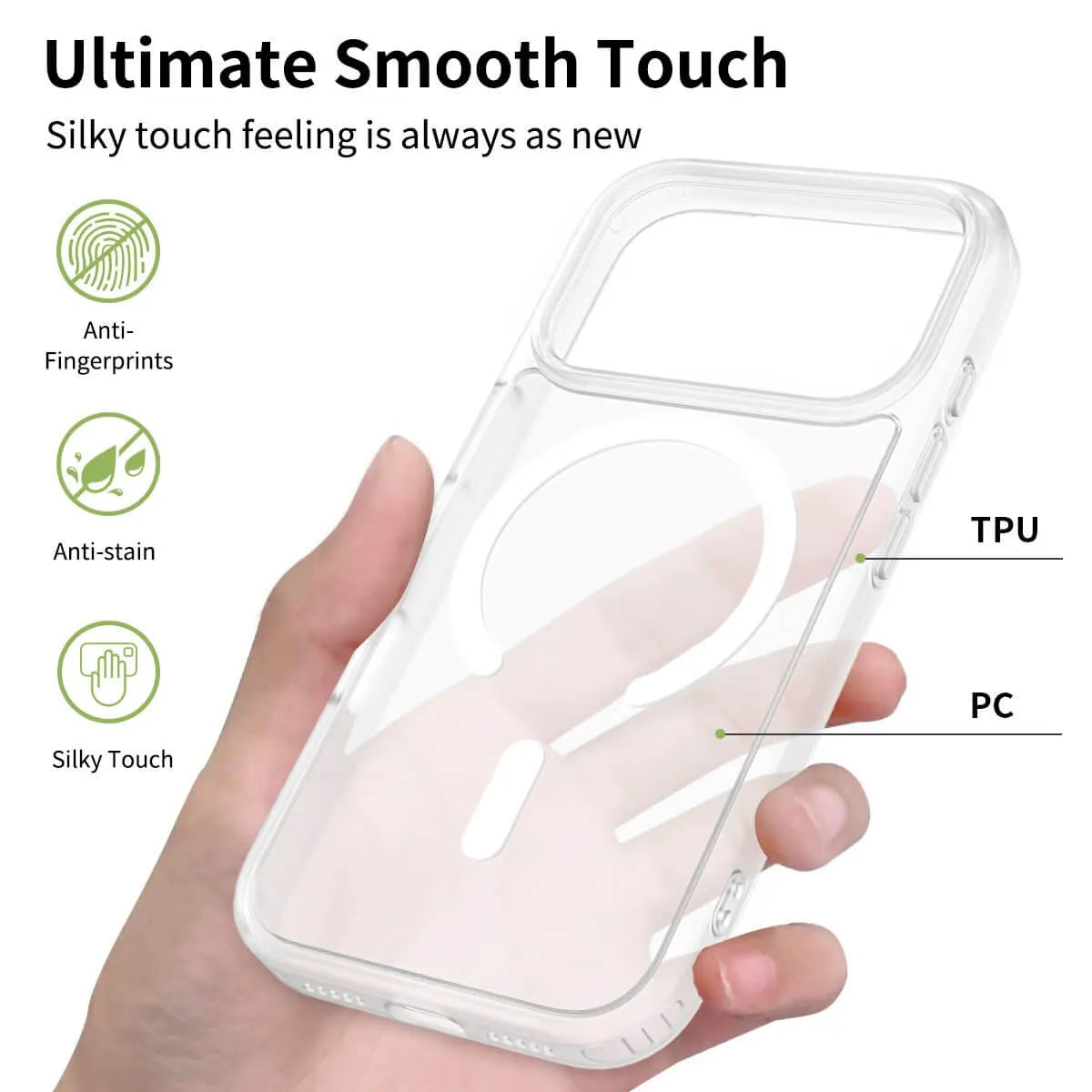 CLEAR MAGSAFE IPHONE CASE