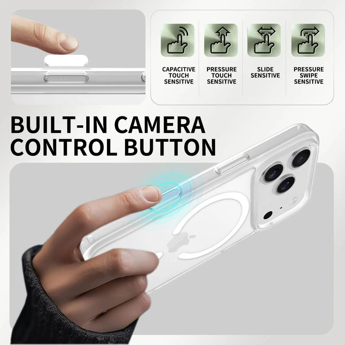 CLEAR MAGSAFE IPHONE CASE