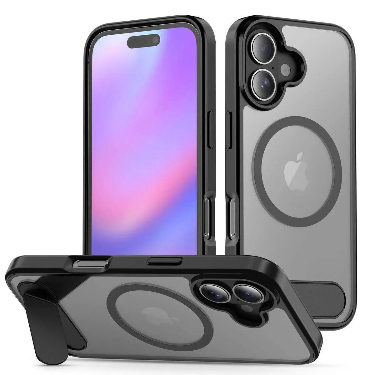 CLEAR MAGSAFE IPHONE CASE WITH STAND
