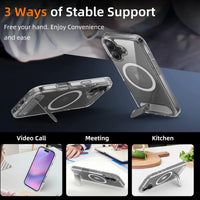 CLEAR MAGSAFE IPHONE CASE WITH STAND