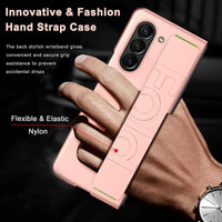 Buy Heavy-Duty Protective Case with Spring-Assisted Hinge Cover, Integrated Hand Strap & Full-Body Defense - Cole at Caseles-Samsung Galaxy Z Fold 8 Ultra, Black