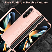 Buy Heavy-Duty Protective Case with Spring-Assisted Hinge Cover, Integrated Hand Strap & Full-Body Defense - Cole at Caseles-Samsung Galaxy Z Fold 8 Ultra, Black